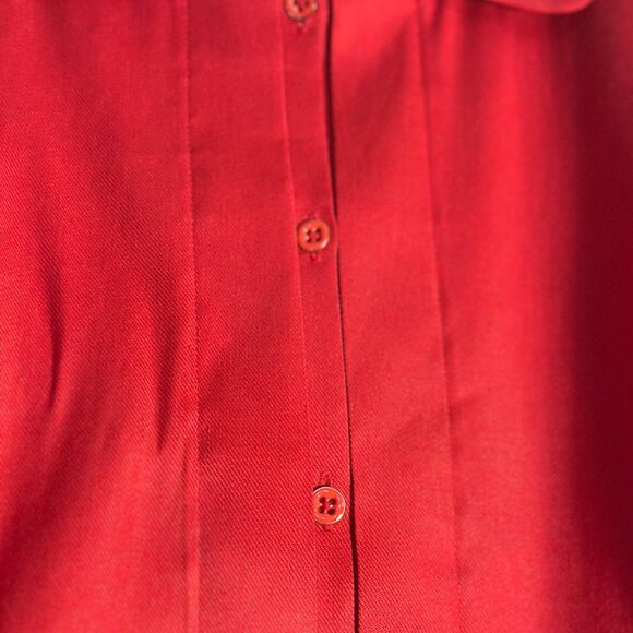 CAbi 5472 Red Valentine Linen Blend Suit – Jacket L & Pants 10 - Picture 5 of 15